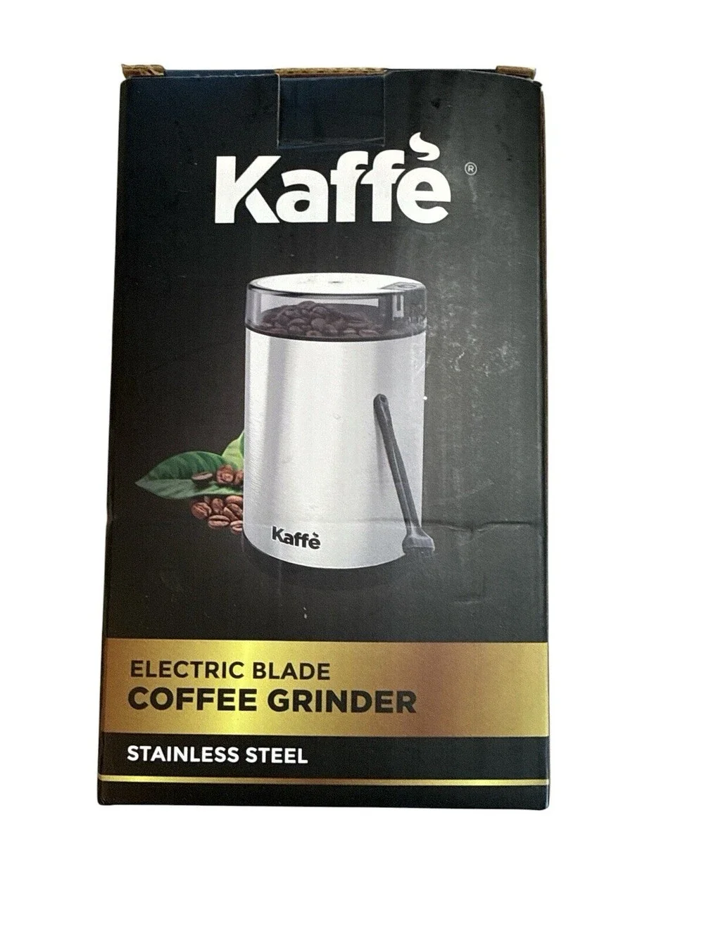 Kaffè KF2020 Electric Blade Coffee Grinder Stainless Steel New in Box